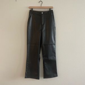 Black Pleather Pants